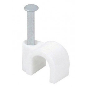 Στηρίγματα Καλωδίων Ρόκα 5/20 (100τμχ) Λευκό VIOKAR