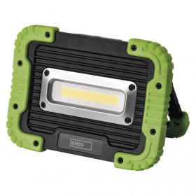 Προβολέας LED Φορητός Επαναφορτιζόμενος Μαύρο Και Πράσινο 3.7V EMOS