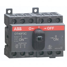 Διακόπτης Φορτίου Μεταγωγικός 3P 25Α OT25F3C ABB