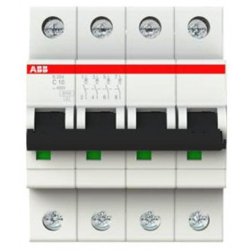 Αυτόματη Ασφάλεια 4P C 6A 6kA S204-C6 ABB