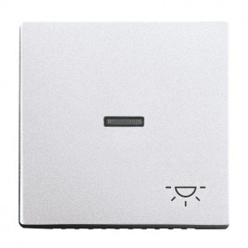 Μετώπη 1 Πλήκτρου Σύμβολο Φώς Αλουμινίου 1789LI-83 BUSCH-JAEGER/ABB