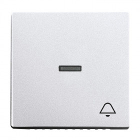 Μετώπη 1 Πλήκτρου Σύμβολο Κουδούνι Αλουμίνιο 1789KI-83 BUSCH-JAEGER/ABB