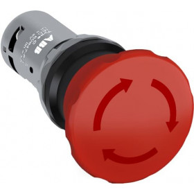 Μπουτόν Πόρτας Φ22 1NO+1NC Μανιτάρι CE4T-10R-11 ABB