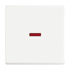 Μετώπη 1 Πλήκτρου Φωτεινής Λειτουργίας Λευκό Soft 1789-884 BUSCH-JAEGER/ABB