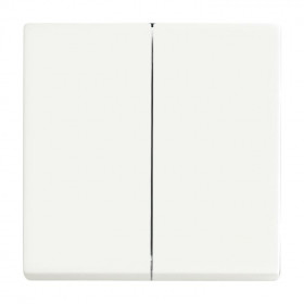 Μετώπη 2 πλήκτρων Λευκό Soft 1785-884 BUSCH-JAEGER/ABB