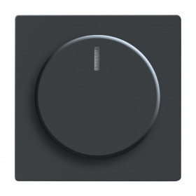 Μετώπη Περιστροφικού Dimmer Μαύρο Soft 6540-885-102 BUSCH-JAEGER/ABB