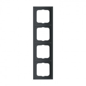 Πλαίσιο 4 Θέσεων Μαύρο Soft 1724-885K Future BUSCH-JAEGER/ABB