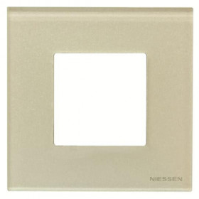 Πλαίσιο 2 Στοιχείων Γυαλί Πέρλε Zenit N2271 CP ABB