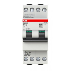 Αυτόματη Ασφάλεια 4P C 6A 6kA S204C-C6 ABB