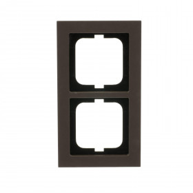 Πλαίσιο 2 Θέσεων Καφέ Σκούρο 1722-243 aXcent ABB