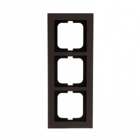 Πλαίσιο 3 Θέσεων Καφέ Σκούρο 1723-243 aXcent ABB