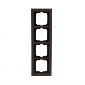 Πλαίσιο 4 Θέσεων Καφέ Σκούρο 1724-243 aXcent ABB