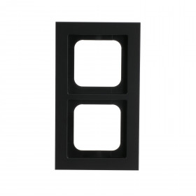 Πλαίσιο 2 Θέσεων Μαύρο 1722-275-500 aXcent ABB