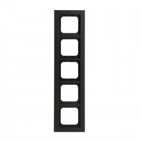 Πλαίσιο 5 Θέσεων Μαύρο 1725-275-500 aXcent ABB