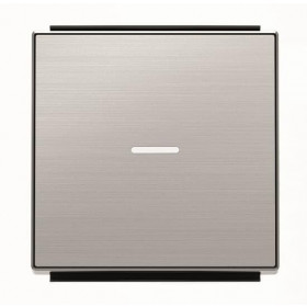 Μετώπη 1 Πλήκτρου Για Φωτεινή Λειτουργία Ατσάλι 8501.3AI Sky ABB