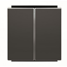 Μετώπη 2 Πλήκτρων Μαύρο Soft 8511NS Sky ABB