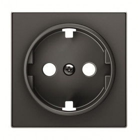 Μετώπη Πρίζας Σουκο Μαύρο Soft 8588NS Sky ABB