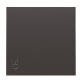 Μετώπη Πρίζας Σουκο Με Καπάκι Μαύρο Soft 8588.1NS Sky ABB