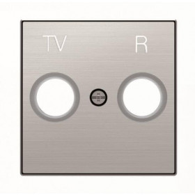 Μετώπη Πρίζας TV-R Ατσάλι 8550AI Sky ABB