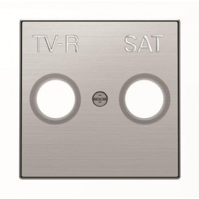 Μετώπη Πρίζας TV/R-SAT Ατσάλι 8550.1AI Sky ABB