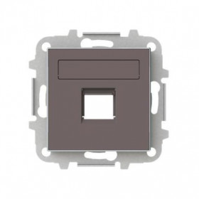 Μετώπη Πρίζας Τηλεφώνου ή Data Taupe 8518.1TP Sky ABB