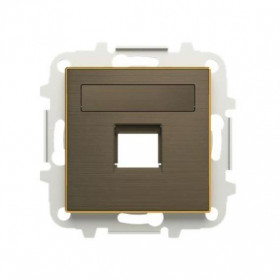Μετώπη Πρίζας Τηλεφώνου ή Data Χρυσό 8518.1OE Sky ABB