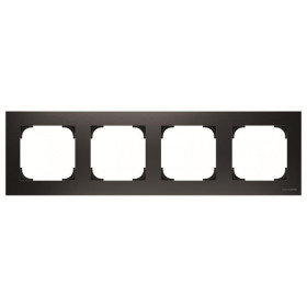 Πλαίσιο 4 Θέσεων Μαύρο Soft 8574NS Sky ABB
