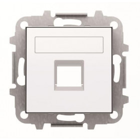 Μετώπη Πρίζας Τηλεφώνου ή Data Λευκό 8518.1BE Sky ABB