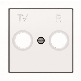 Μετώπη Πρίζας TV-R Λευκό 8550BE Sky ABB