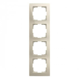 Πλαίσιο 4 Θέσεων Κρεμ 2514-922-507 Basic55 ABB