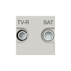 Πρίζα TV-RD/SAT Τερματική 2 Στοιχείων Dune Zenit N2251.7 DN ABB