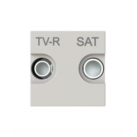 Πρίζα TV-RD/SAT Διέλευσης 2 Στοιχείων Dune Zenit N2251.8 DN ABB
