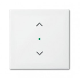 Μετώπη KNX 1 Πλήκτρου Με Σύμβολο Ρολλά Λευκό SRB-1-94 Free@home Basic55