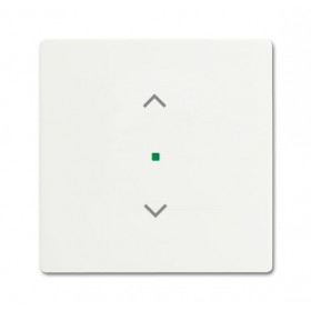 Μετώπη KNX 1 Πλήκτρου Με Σύμβολο Ρολλά Λευκό Soft SRB-1-884 Free@home ABB
