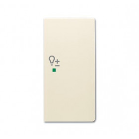 Μετώπη KNX 1/2 Πλήκτρου Dimmer Δεξί Κρέμ SRD-1-R-82 Free@home ABB