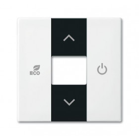 Μετώπη KNX Θερμοστάτη Λευκό CP-RTC-94 Free@home Basic55 ABB