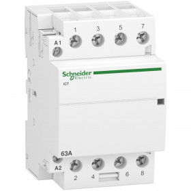 Ρελέ Ισχύος Ράγας 4P 63A 4NO 240VAC A9C20864 SCHNEIDER ELECTRIC