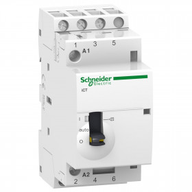 Ρελέ Ισχύος Ράγας 3P 25A 3NO 240V Με Χειρισμο A9C21833 SCHNEIDER ELECTRIC
