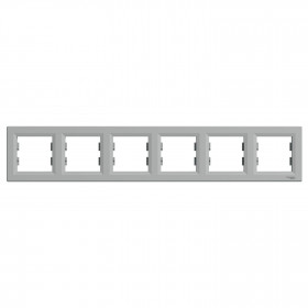 Πλαίσιο 6 Θέσεων Οριζόντιο Αλουμίνιο EPH5800661 ASFORA