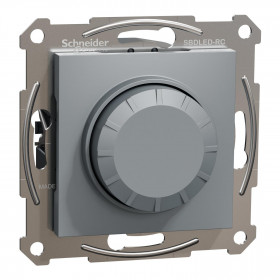Dimmer Περιστροφικό Universal 370W Ατσάλι EPH6800162 Asfora SCHNEIDER ELECTRIC