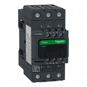 Διακόπτης Ισχύος 3P 18.5Kw 24VAC LC1D40AB5 SCHNEIDER ELECTRIC