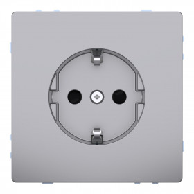 Πρίζα Σούκο Ασφαλείας Ατσάλι MEG2300-6036 System D MERTEN