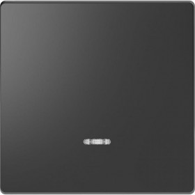 Μετώπη 1 Πλήκτρου Φωτεινής Λειτουργίας Ανθρακί MEG3320-6034 D-Life MERTEN