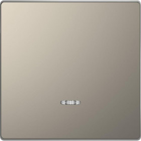 Μετώπη 1 Πλήκτρου Φωτεινής Λειτουργίας Νίκελ MEG3320-6050 D-Life MERTEN