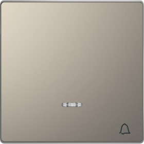 Μετώπη 1 Πλήκτρου Σύμβολο Κουδούνι Νίκελ MEG3325-6050 D-Life MERTEN