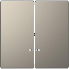 Μετώπη 2 Πλήκτρων Φωτεινής Λειτουργίας Νίκελ MEG3420-6050 D-Life MERTEN