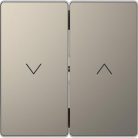Μετώπη 2 Πλήκτρων Ρολών Νίκελ MEG3855-6050 D-Life MERTEN