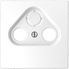 Μετώπη Πρίζας TV-R-SAT Λευκό MEG4123-6035 D-Life MERTEN