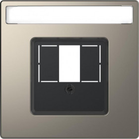 Μετώπη Πρίζας Ηχείων Ή HDMI Νίκελ MEG4250-6050 D-Life MERTEN