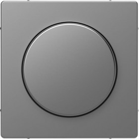 Μετώπη Περιστροφικού Dimmer Ατσάλι MEG5250-6036 D-Life MERTEN